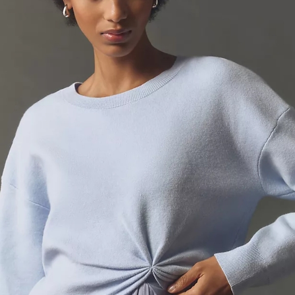 Anthropologie The Gemini Twofer Sweater+Dress Size Medium Purple New - Picture 10 of 10